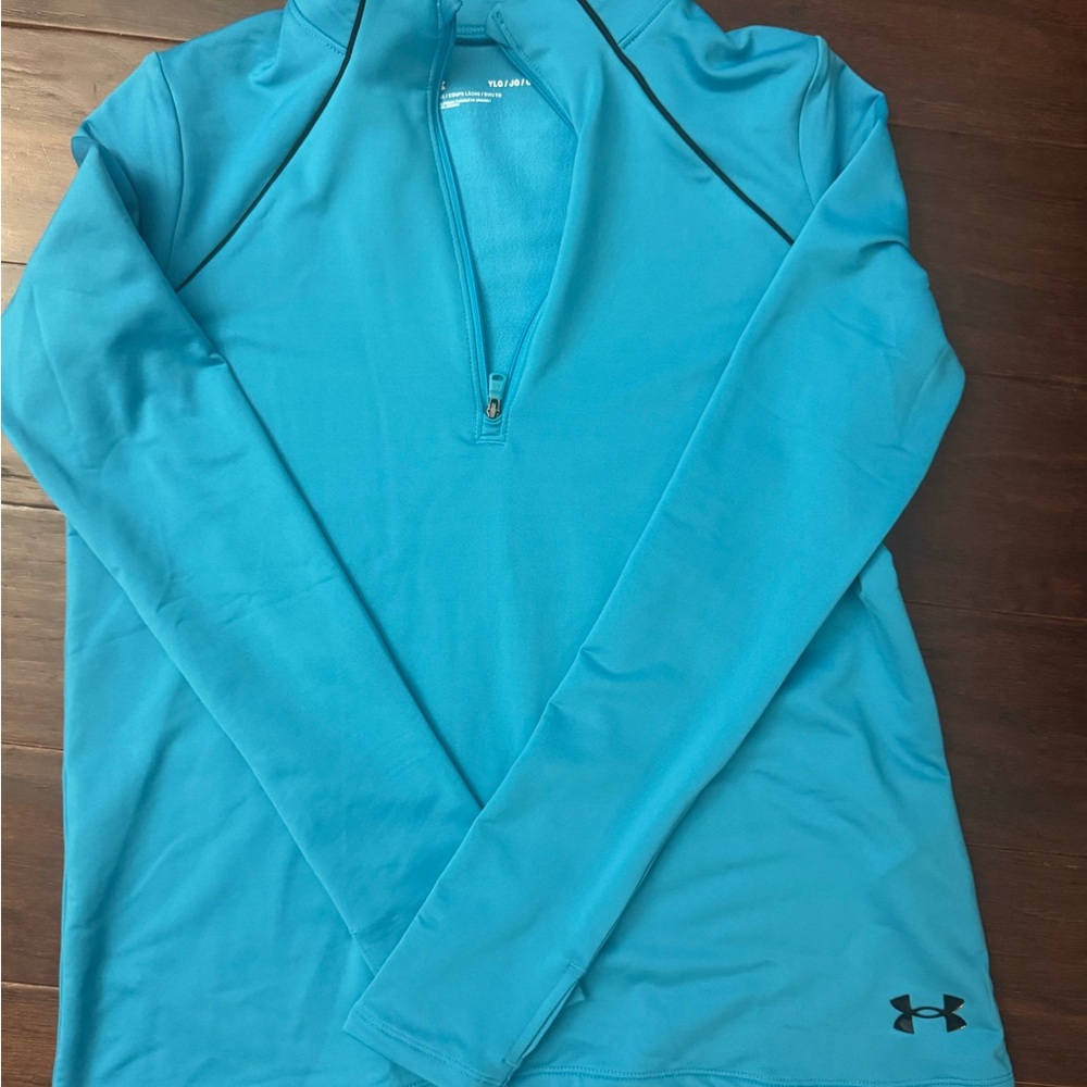 Under Armour Teal Half-Zip Pullover